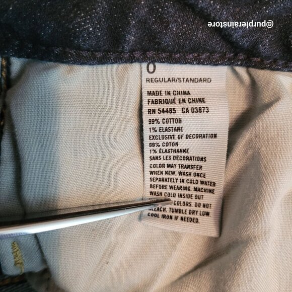 American Eagle Jeans Size 0 R Jegging Low Rise Medium Dark Wash Stretch Denim - Picture 6 of 13